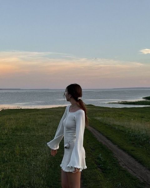 Елегантна силуетна сукня з вафельки 044 фото